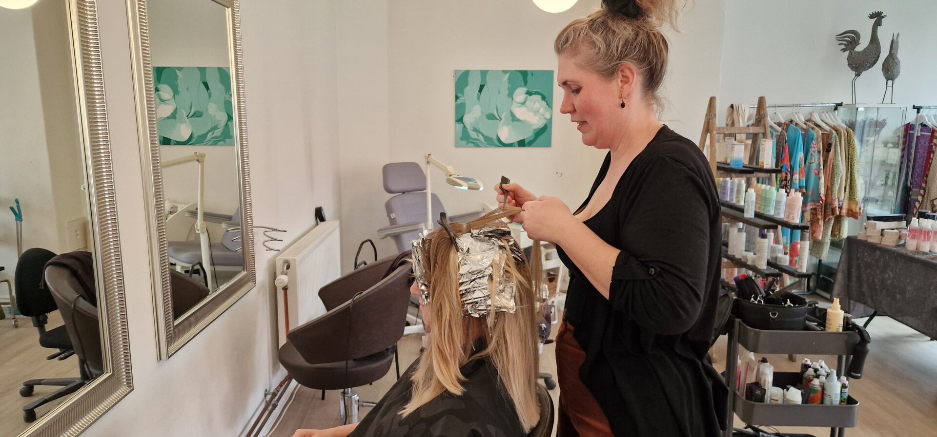 Hårfarve og striber i håret